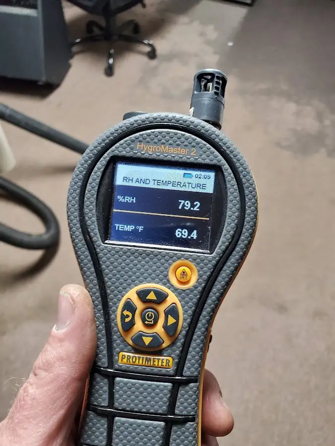 Moisture meter humidity assessment for Mold Remediation & Removal in North Highlands